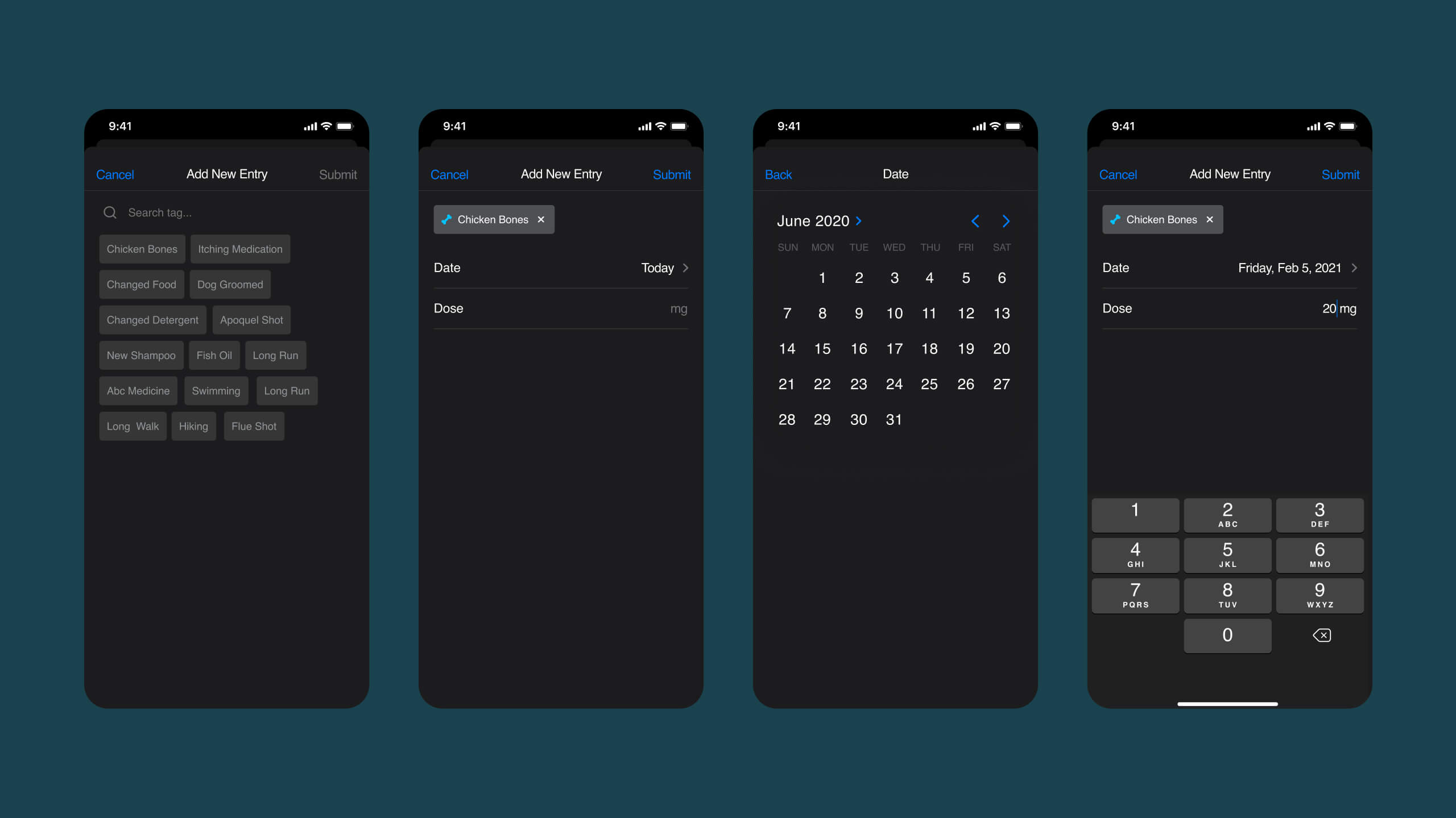 Pet Insight solution screen