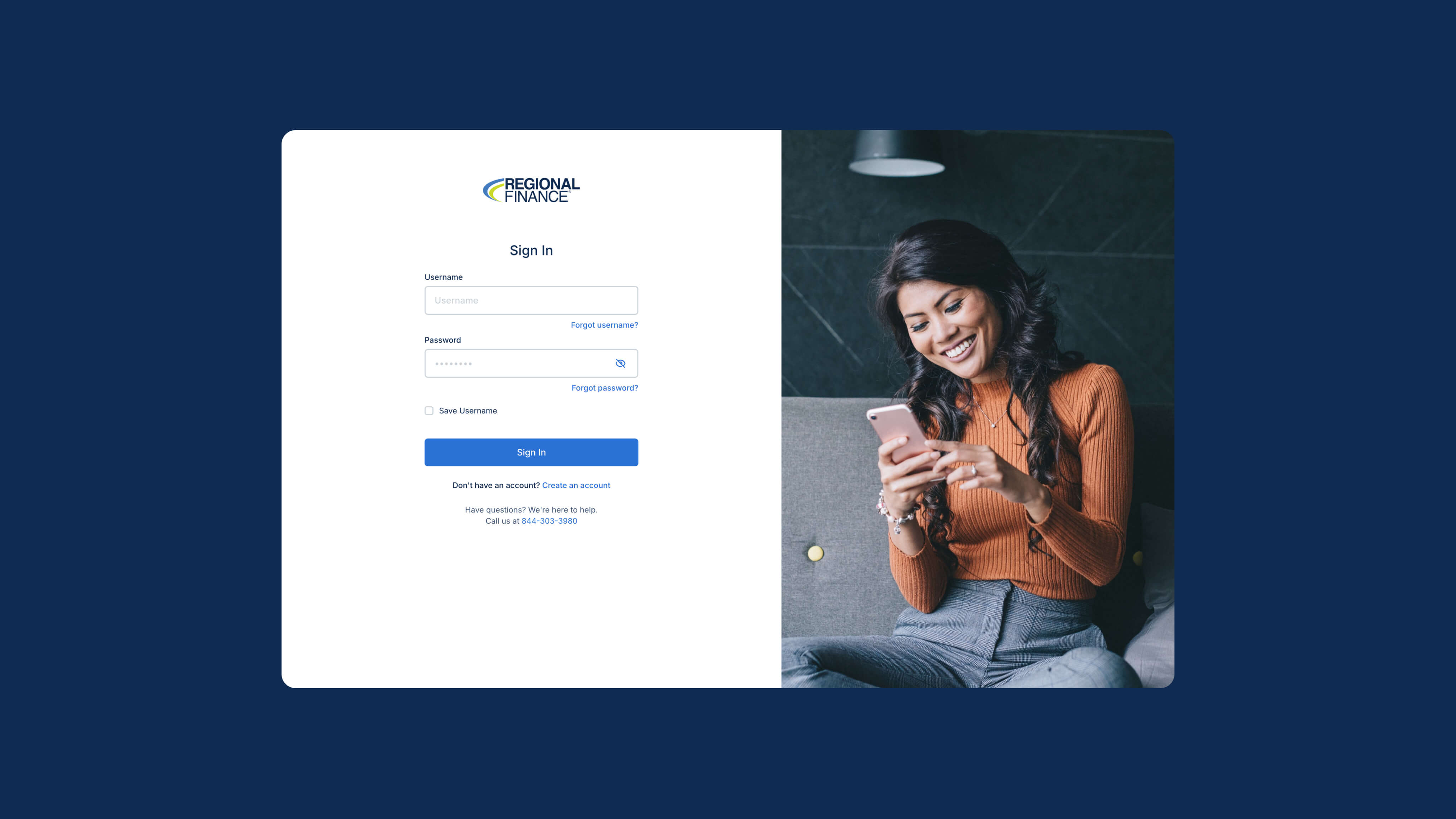 Regional Finance problem overview