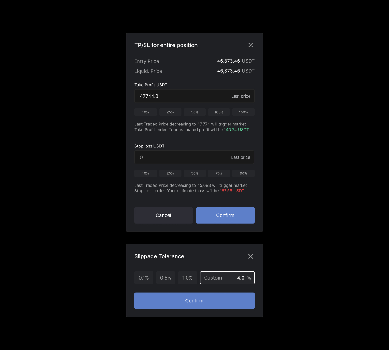 PalmSwap onboarding modal