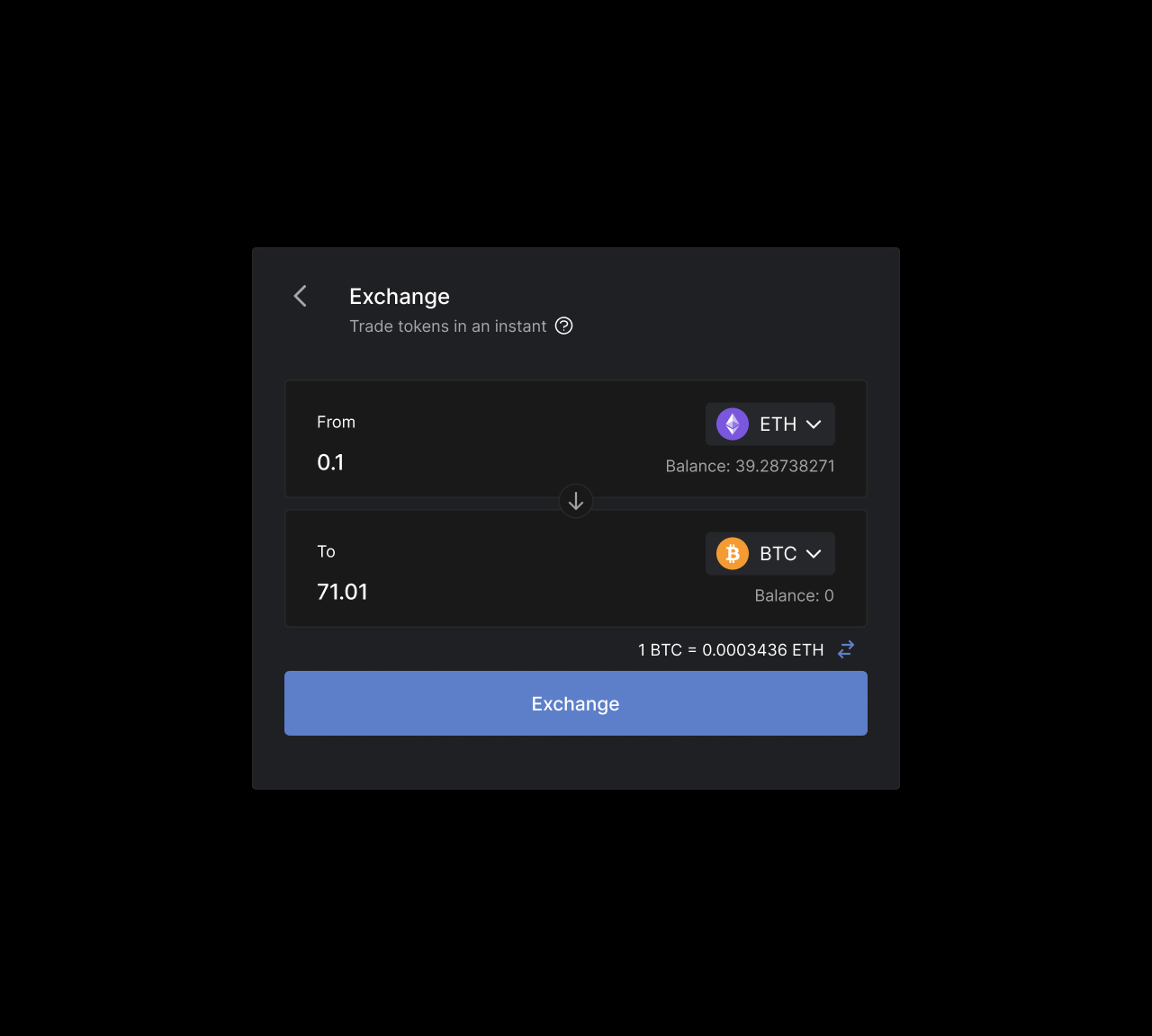 PalmSwap onboarding modal